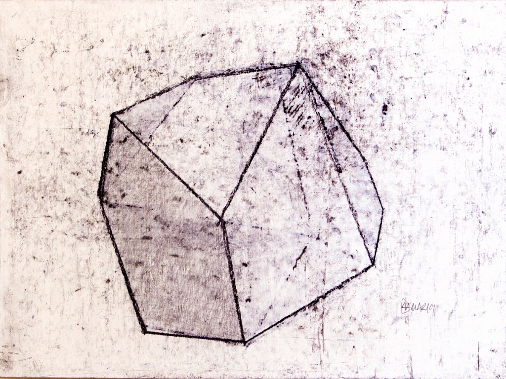 Antonio Algaba LINES ON STARDUST mixta/papel 29x21cm