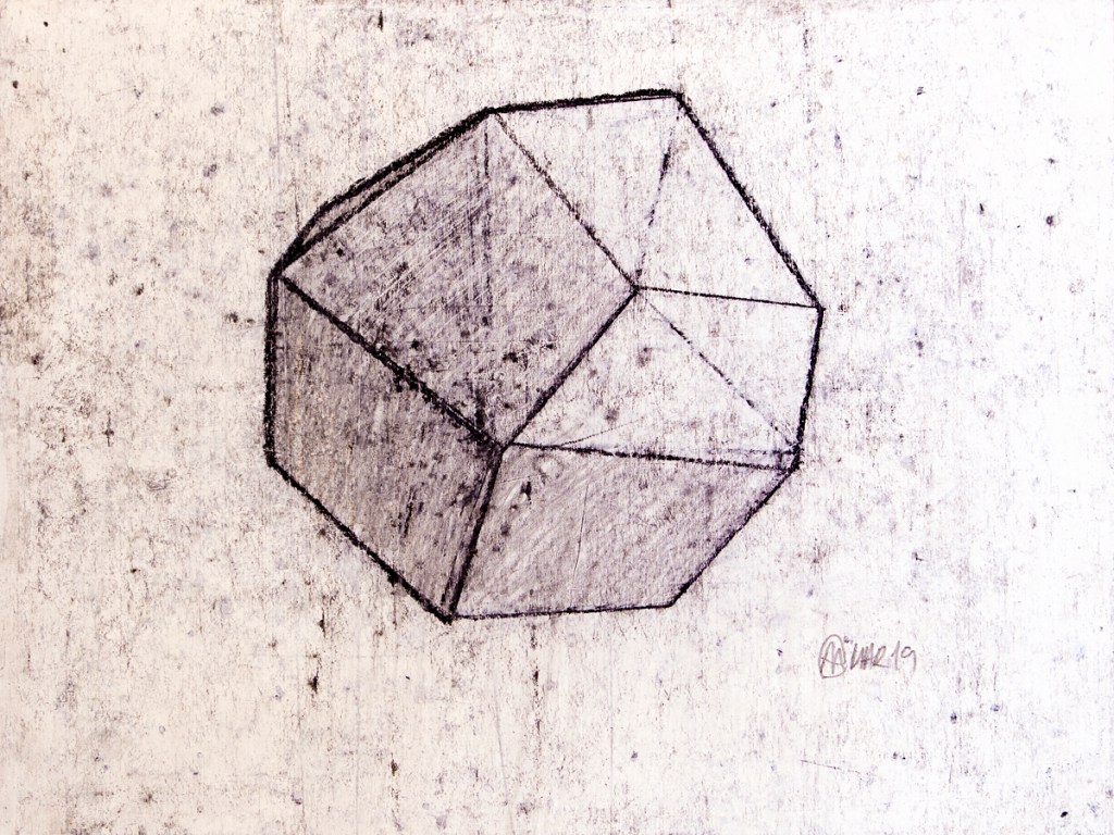 Antonio Algaba LINES ON STARDUST mixta/papel 29x21cm